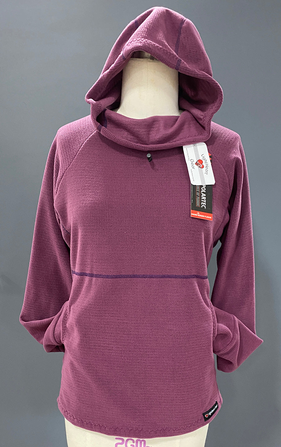 Women's Fleece Hoodie - Purple – LightHeart Gear