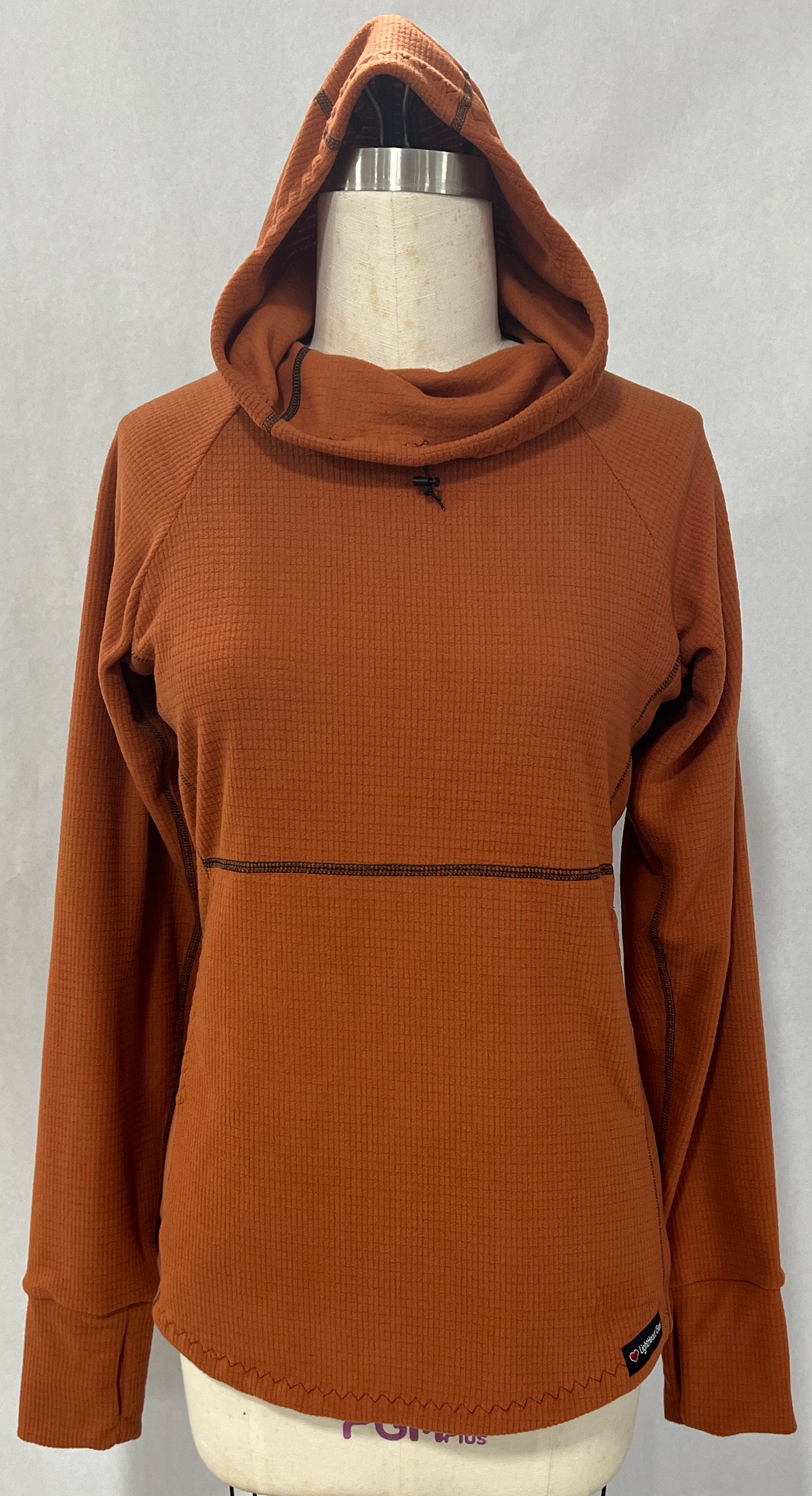 Women's Fleece Hoodie - Terracotta – LightHeart Gear